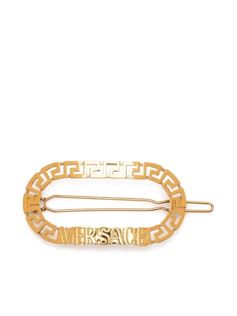 collar clips versace|farfetch Versace hair.